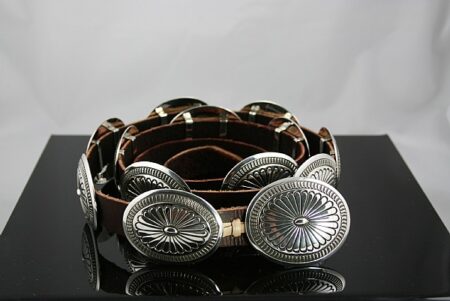 Ned Nez Sterling Silver Concho Belt