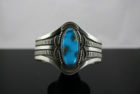 Sammie Kescoli Begay Incredible Kingman Turquoise Bracelet