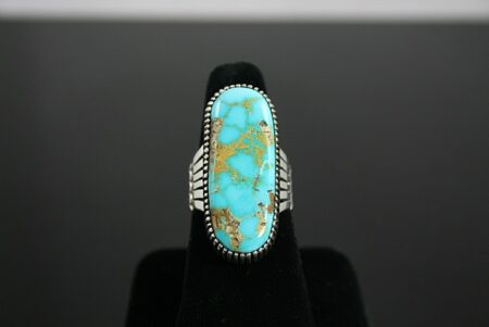 Ned Nez Rare High Grade Royal Blue Turquoise Ring