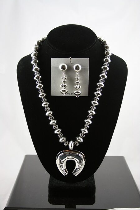 Al Joe Sterling Silver Necklace and Earring Set