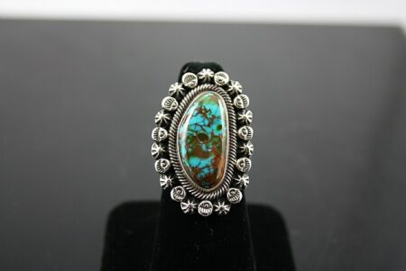 Terry Martinez Gem Grade Royston Turquoise Ring