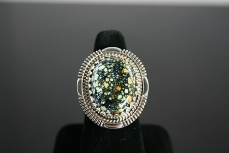 Leonard Nez High Grade New Lander Varascite Ring