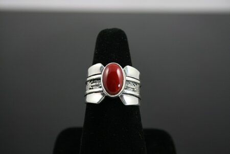 Alfred Joe Gem Grade Coral Ring