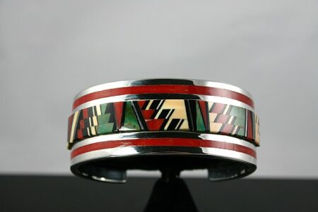 Tommy Jackson Multi-Color Inlay Bracelet
