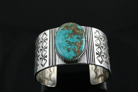Ned Nez Rare Gem Grade Easter Blue Turquoise Bracelet