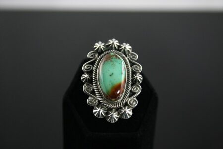 Terry Martinez High Grade Royston Turquoise Ingot Ring