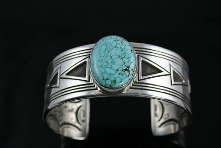 Ned Nez Rare Number Eight Spiderweb Turquoise Bracelet