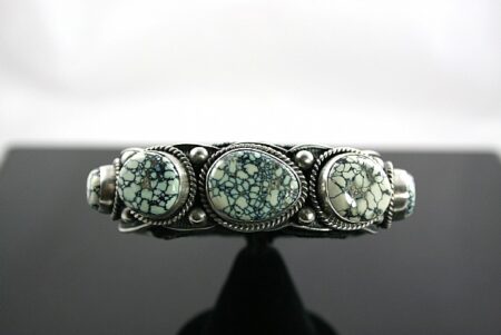 Guy Hoskie Rare High Grade New Lander Spiderweb Varascite Bracelet