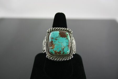 Terry Martinez Rare Carico Lake Turquoise Ingot Ring