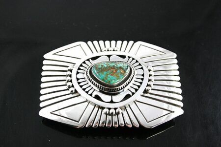 Leonard Nez Royston Turquoise Belt Buckle
