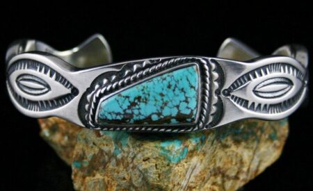 J.B. Royston Spiderweb Turquoise Bracelet