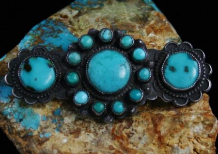 Vintage Turquoise Pin