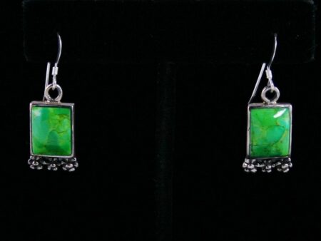 Vintage Northern Lights Turquoise Dangle Earrings