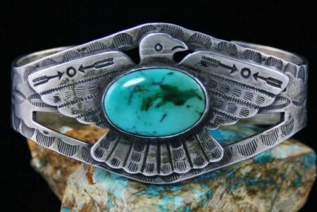 Vintage Royston Turquoise Thunderbird Bracelet