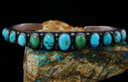 Vintage Royston Turquoise Row Bracelet