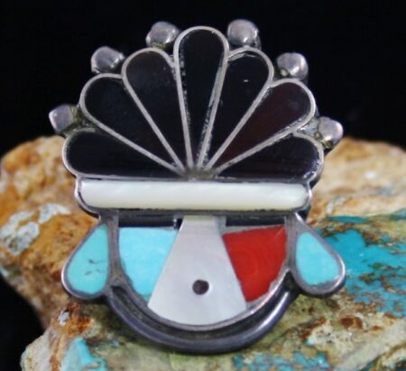 Vintage Zuni Inlay Ring