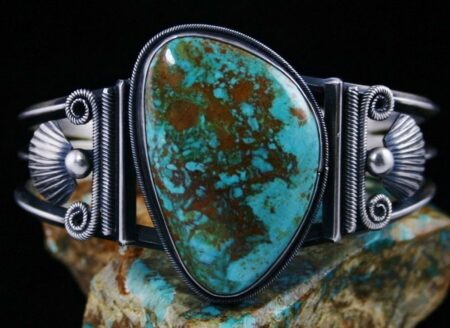 Vintage Harry Morgan Easter Blue Turquoise Bracelet