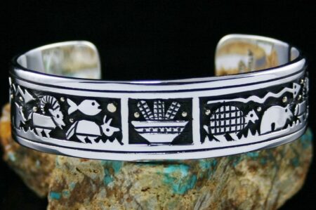 Joseph Coriz Gathering of the Clans Overlay Bracelet