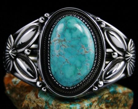 Terry Martinez Carico Lake Turquoise Reposse Bracelet