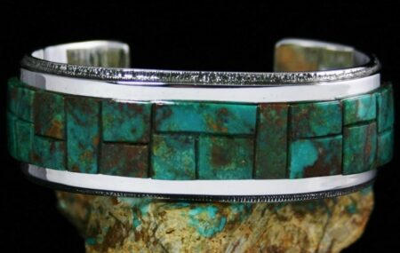 Tommy Jackson Easter Blue Turquoise Inlay Bracelet