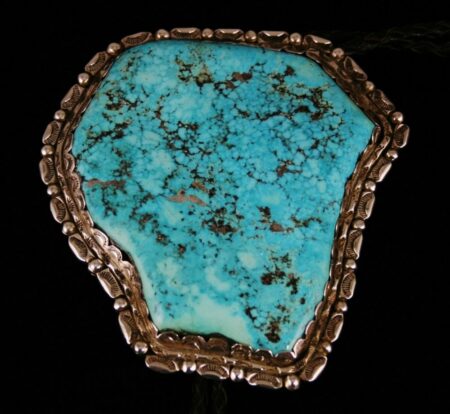Vintage Morenci Turquoise Bolo