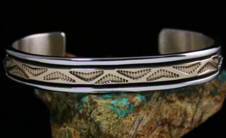 Bruce Morgan Solid 14K Gold Over Sterling Silver Bracelet