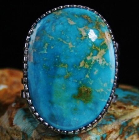 Tommy Jackson Blue Gem Turquoise Ring