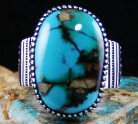 Ned Nez Blue Aztec Turquoise Ring
