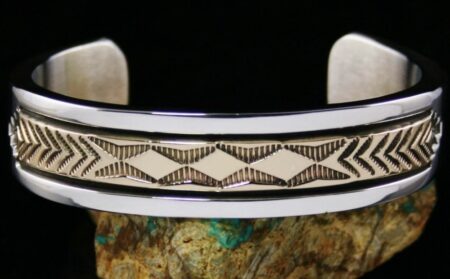 Bruce Morgan Solid 14K Gold Over Sterling Silver Bracelet