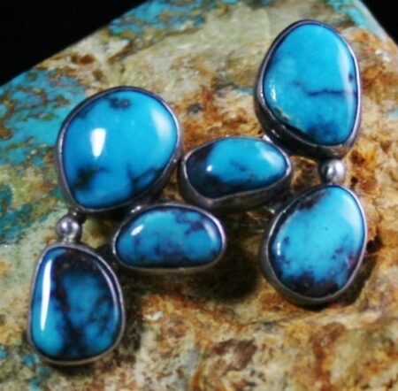 Vintage Bisbee Turquoise Earrings