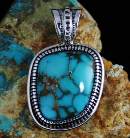 Jennifer Curtis Brannon Blue Turquoise Pendant