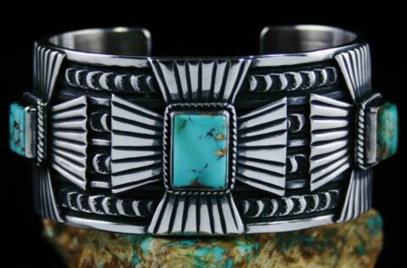 Darryl Becenti Royston Turquoise Bracelet