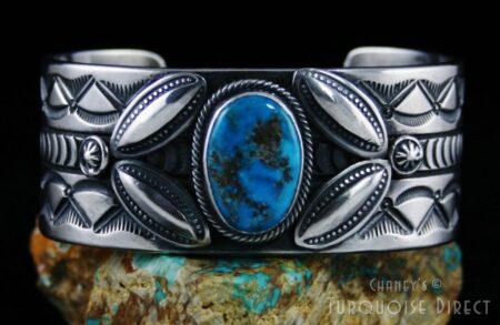 Paul Begay Morenci Turquoise Bracelet