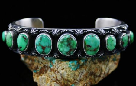 Herman Smith Northern Lights Turquoise Double Sided Row Bracelet