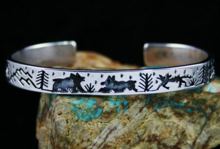 Ed Wayne Aragon Storyteller Design Overlay Bracelet