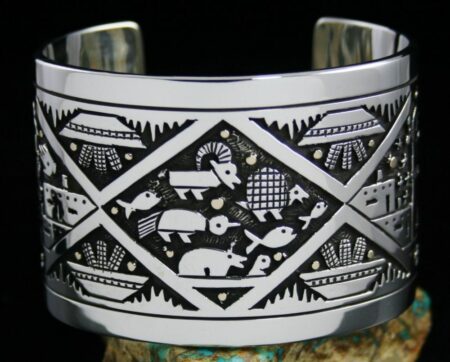 Joseph Coriz Gathering of the Clans Overlay Bracelet