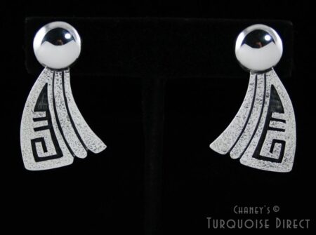 Roy Talaheftewa Parrot Wing Overlay Earrings