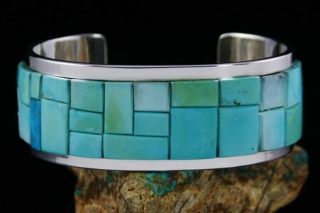 Tommy Jackson Royston Turquoise Inlay Bracelet