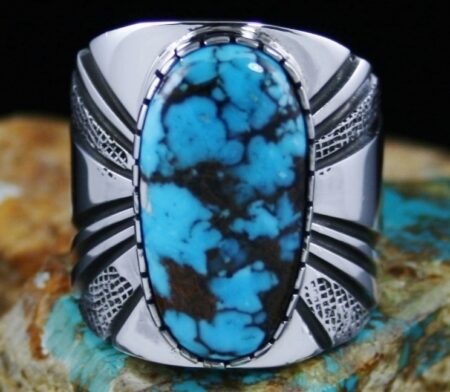Leonard Nez Candelaria Turquoise Ring