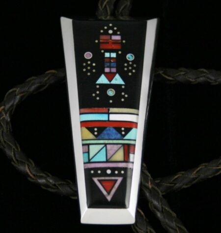 Jimmy Harrison Yeibechai Inlay Bolo Tie