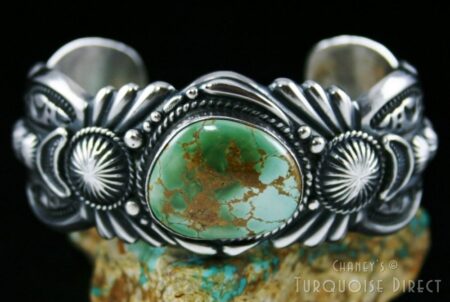 Harry H. Begay Royston Turquoise Ingot Bracelet