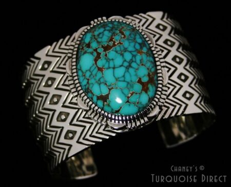 Jennifer Curtis Brannon Blue Spiderweb Turquoise Bracelet