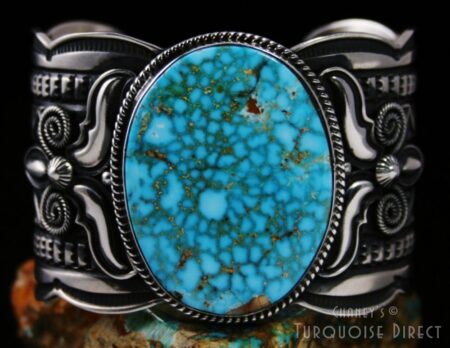 Andy Cadman Turquoise Mountain Spiderweb Bracelet