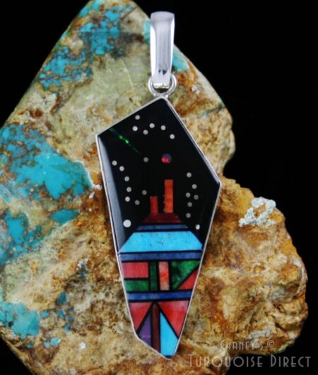 Jimmy Harrison Monument Valley Inlay Pendant