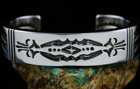Ned Nez Heavy Gauge Sterling Silver Bracelet