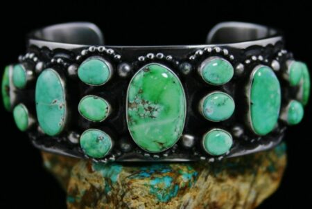 Herman Smith Carico Lake Turquoise Row Bracelet