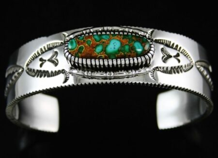Jennifer Curtis Royston Spiderweb Turquoise Bracelet