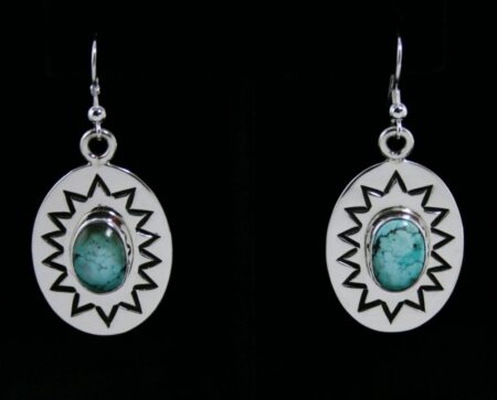 Ned Nez Royston Turquoise Dangle Earrings