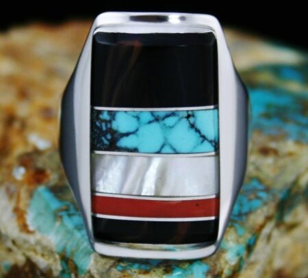 Ben Nighthorse Channel Inlay Ring